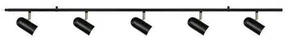Swan 5 Lampada Da Soffitto Nero - Globen Lighting