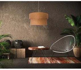 Duolla - Lampadario a sospensione con filo ETNIC 1xE27/40W/230V diametro 45 cm beige