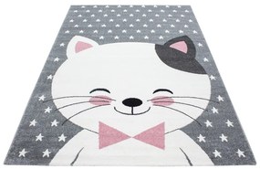 Tappeto per bambini rosa e grigio 120x170 cm Kids - Ayyildiz Carpets