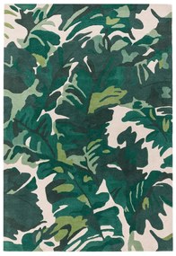 Tappeto di lana intrecciata a mano verde scuro 160x230 cm Matrix - Asiatic Carpets