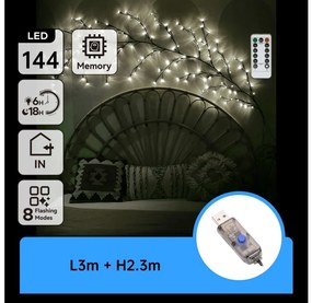 Aigostar - LED Decorazione da muro 144xLED/5W/5V bianco freddo