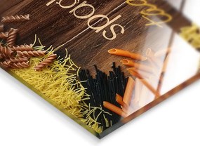 Dipinto su vetro 30x30 cm Pasta – Styler