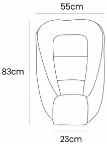 Riduttore per lettino beige 55x83 cm – Meowbaby