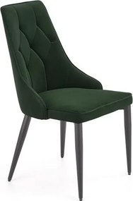 Sedia K365 verde velluto