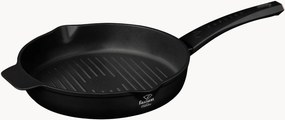 Padella rotonda con rivestimento antiaderente nero opaco