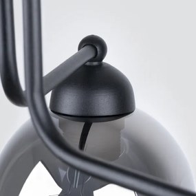 Sollux SL.1144 - Lampadario a stelo FILLAN 3xE27/60W/230V nero