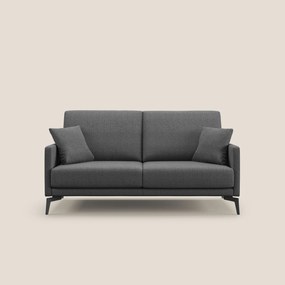 Saturno divano moderno in tessuto morbido impermeabile T03 grigio 140 cm