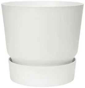 Vaso Elho Greenville Rotonda Bianco Plastica (Ø 29,5 x 27,8 cm)