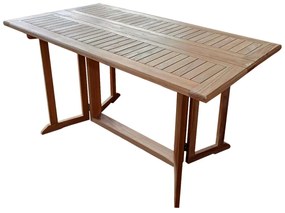 CHOROS - tavolo da giardino pieghevole in legno di teak