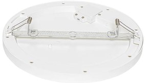 Set di 6 faretti da incasso o a plafone bianchi 30 cm con LED Dimmerabile a 3 livelli da caldo a freddo - Trans