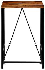Tavolino da bar in legno massello di recupero 70x70x106cm