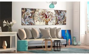 Quadro  Mosaic Abstract  Colore Beige, Dimensioni e Misure 135x45