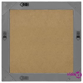 vidaXL Specchio da Parete Stile Barocco 60x60 cm Nero
