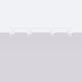 Sollux SL.1546 - Faretto KARBON 4xGU10/10W/230V bianco