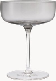 Set di 4 coppe da champagne in vetro soffiato Fuumi