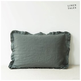 federa 40x60 cm Forest Green - Linen Tales