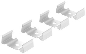 Clips di Fissaggio per Profilo SLIM per Doppia Striscia (conf. 4pz)