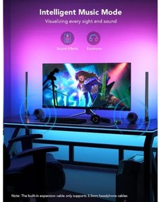 Govee - SET 2x Smart Gaming Wi-Fi LED RGBIC Panels + Smart Dual + +TC