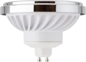 Lampada LED AR111 15W angolo 45° CRI92 No-Flickering Colore Bianco Caldo 3.000K