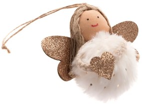 Decorazione per albero di natale in tessuto 8 cm Angel – Dakls