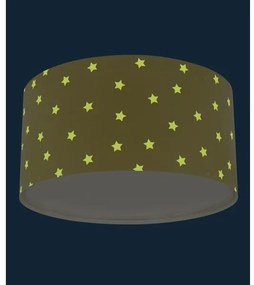 Dalber 82216A - Plafoniera per bambini STAR LIGHT 2xE27/60W/230V giallo