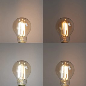 Set di 5 Lampada Smart E14 dimmerabile in Kelvin LED P45 goldline 4.9W 470 lm 1800-4000K