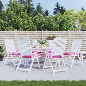 Cuscini Per Sedia 6 Pz Rosa 40x40x7 Cm İn Tessuto /