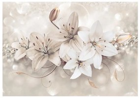 Fotomurale  Diamond Lilies  Colore Beige, Dimensioni e Misure 350x245