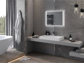 Mexen Zusa specchio da bagno retroilluminato 80 x 60 cm, LED 6000K, antiappannamento - 9808-080-060-611-00