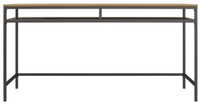 Scrivania con piano effetto rovere 51x153 cm Bradford - Støraa