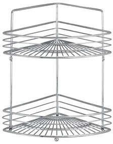WENKO 16821100 - Scaffale angolare MILANO 31,5x37 cm cromo lucido