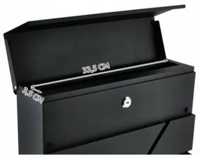 Cassetta della posta 36,7x37 cm antracite