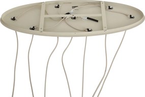 Lampada a Sospensione Japandi Beige 7 Luci - Pluni Tuba