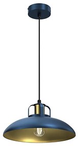 Lampadario su corda FELIX 1xE27/60W/230V blu