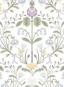Sandberg Carta da parati Till Carl - Lilac