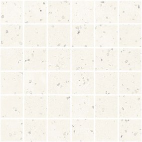 Mosaico 30x30 in gres White Ceramica Sant Agostino Deconcrete De Micro CSAMDIWH30