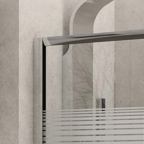 Box doccia 100x70 vetro serigrafato altezza 180cm K410 - KAMALU