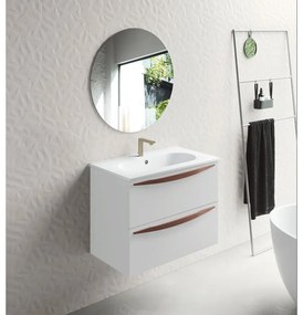 Mobile sottolavabo e lavabo Arco bianco opaco L 60 cm