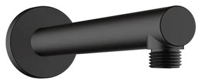 Braccio per soffione doccia HANSGROHE Vernis Blend tondo L 6.5 x H 6.5 cm in ottone nero opaco