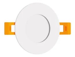 Pannello LED Rotondo 5W, 500lm, no Flickering, Foro Ø69-75mm Colore Bianco Caldo 3.000K