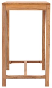 Tavolo da bar per esterni 110x60x105 cm massello di teak