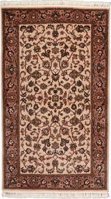 Persian Tappeto 90 x 160 Beige (Indian) Annodato A Mano
