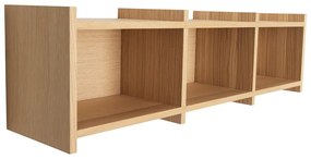 Scaffale da parete in rovere naturale 80 cm Focal - Hübsch