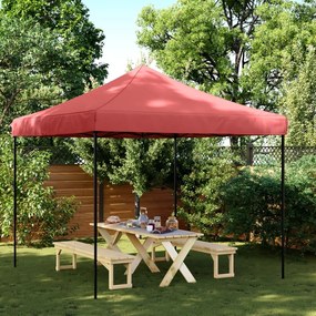 Tenda Da Festa Pieghevole Pop-up Bordò 292x292x315 Cm /