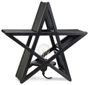 Decorazione luminosa natalizia nera Bamboo - Markslöjd