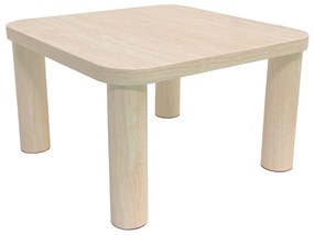 Tavolino beige effetto marmo 60x60 cm Solano - Actona