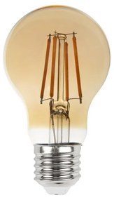 Lampada LED E27 6W a Filamento Ambrata, Dimmerabile - A60 Colore Bianco Caldo 2.500K