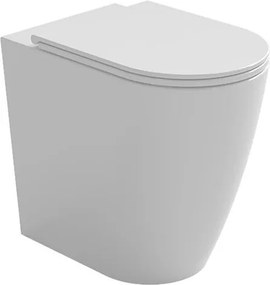 Vaso WC filomuro AZZURRA spid, sedile escluso P 56 x L 36 x H 50 cm bianco lucido
