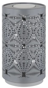 Globo 21018G - Lampada da tavolo LED RGB AMIYAH LED/1W/5V 500 mAh grigia