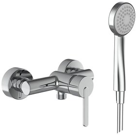 LAUFEN H3310810041311 - Set doccia con miscelatore LUA, finitura cromo lucido
